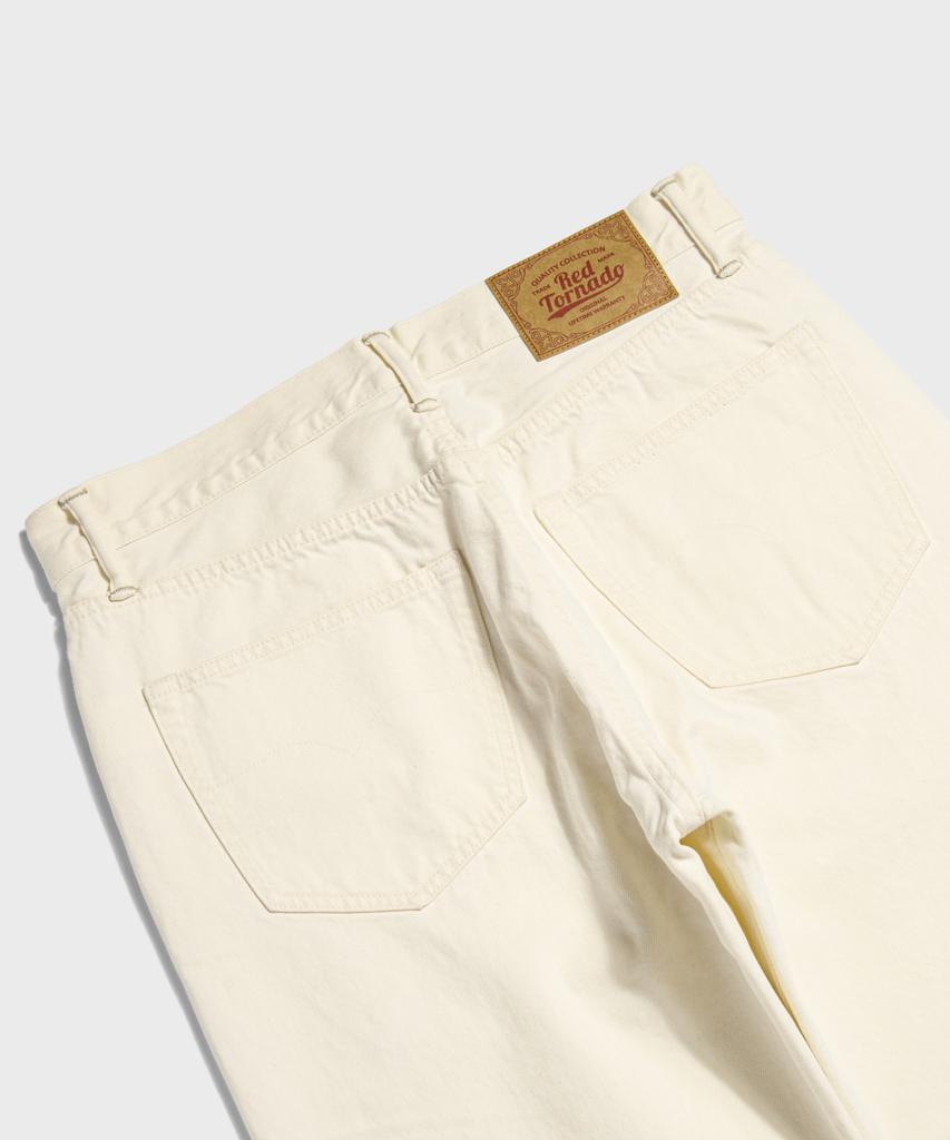Ledeutoneido 1955 Heritage Selvedge Denim Jeans Ecru