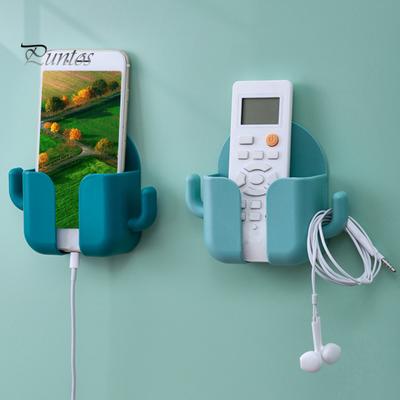 Fernbedienungshalter, Wandmontage, selbstklebend, ABS, ohne Bohren, einfach zu installierender Handy-Ladehalter für zu Hause