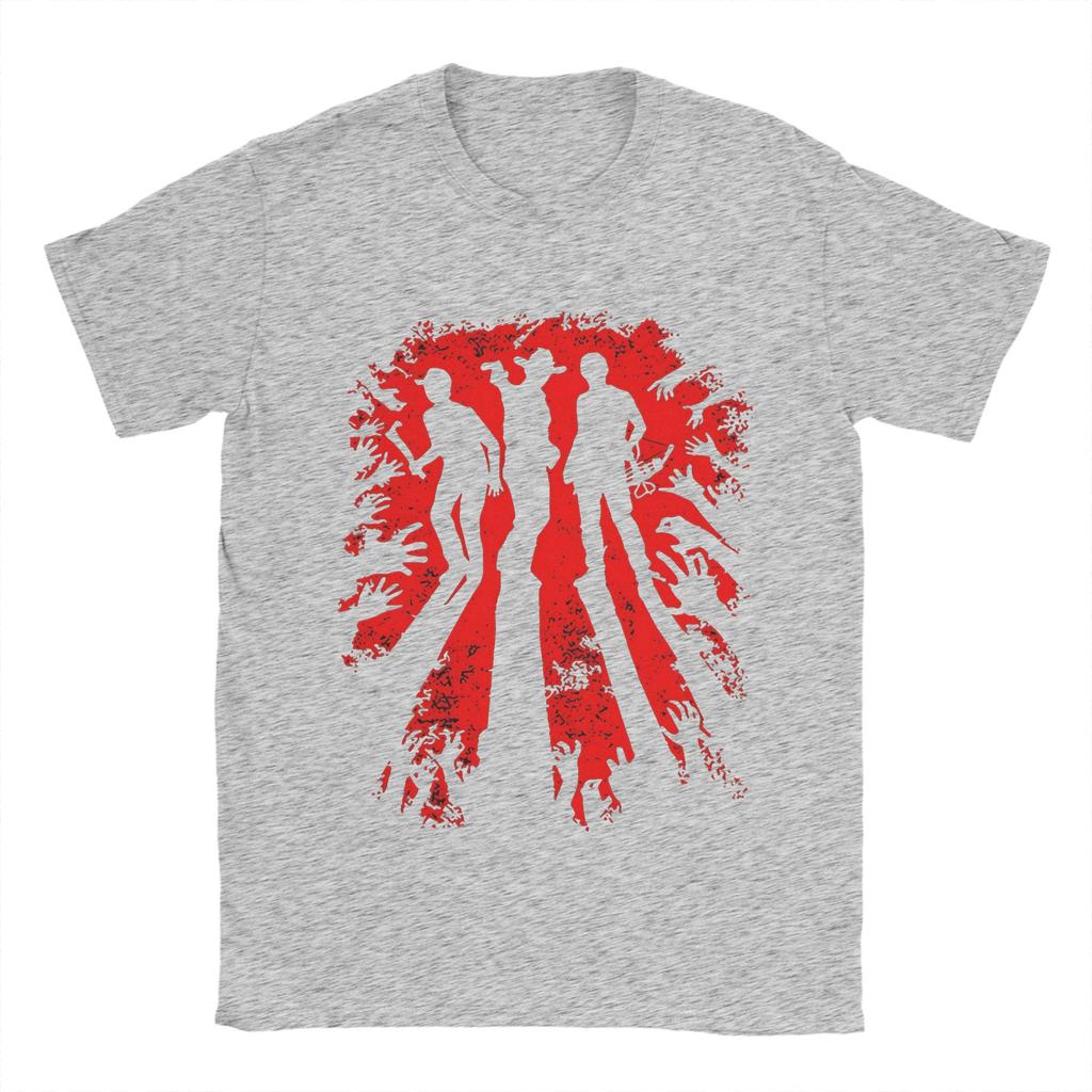 Amazing Walking Deads T-Shirt Men Round Collar Pure Cotton T Shirt  Short Sleeve Tees Summer Clothing