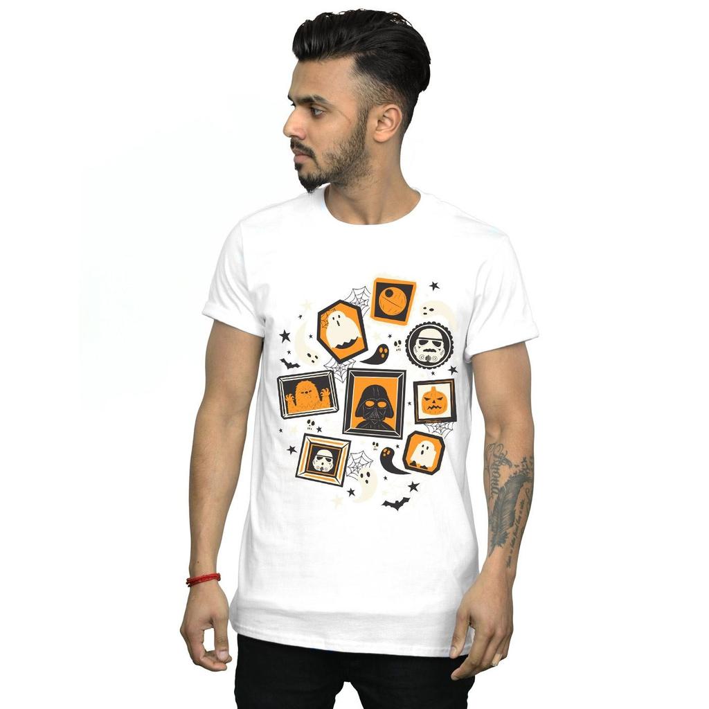 STAR WARS Mens Day Of The Dead Memorial Wall T-Shirt