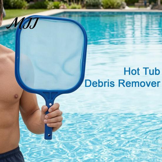Professional Pool Maintenance Supply Skimmer Net, Fine Mesh Leaf Hot Tub Rake, Replacement Net Head Pole Not Included, Debris Removal for Above