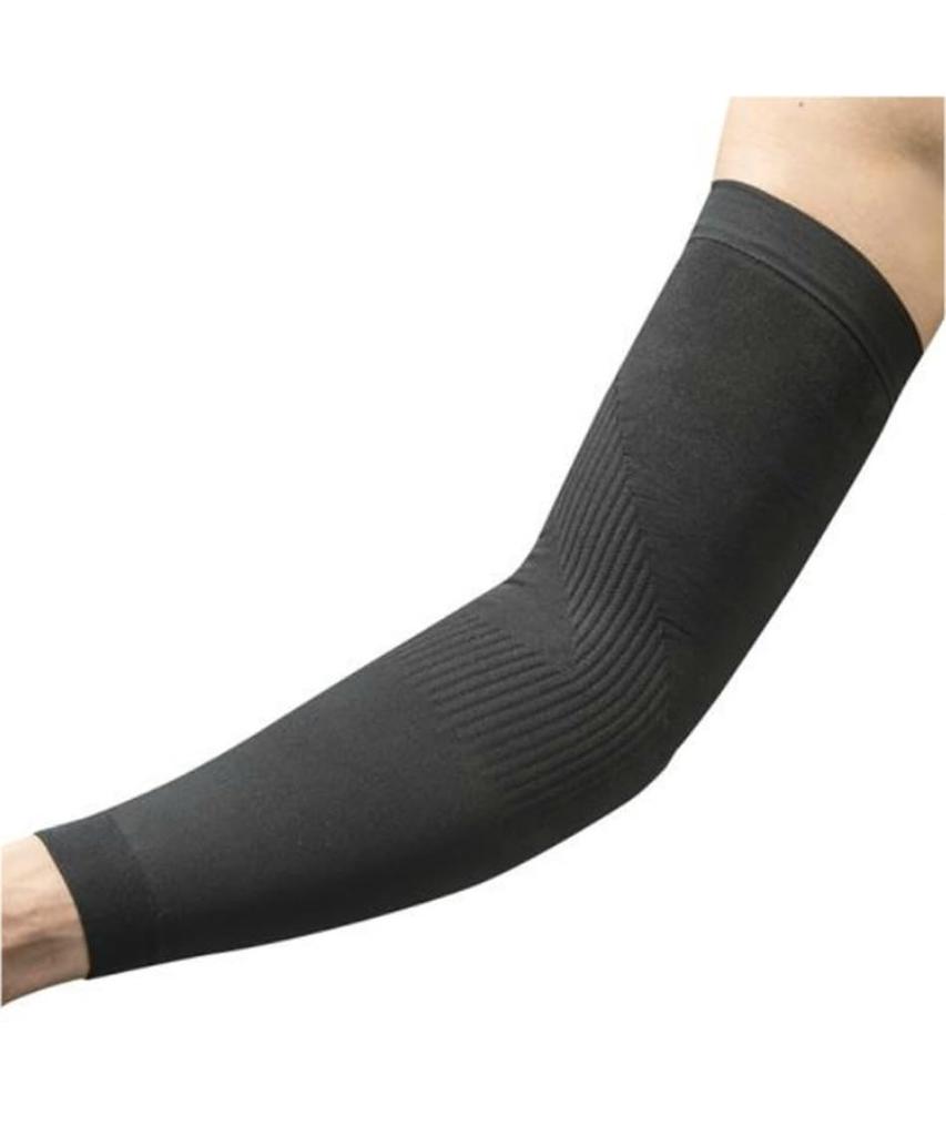 Mizuno Baseball Throwing Support for Elbow Care and Baseball Size 12JY5X0209 09 (Right-Handed) Prevention, Elbow, Black, M-L,