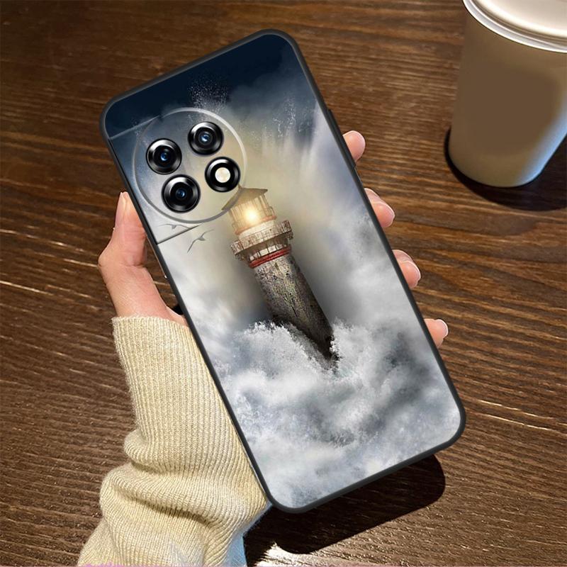 Lighthouse For OnePlus 15 13 12 11 15R 13R 12R 8T 10T 13T Case For OnePlus Nord 5 CE 2 3 4 Lite N20 N30