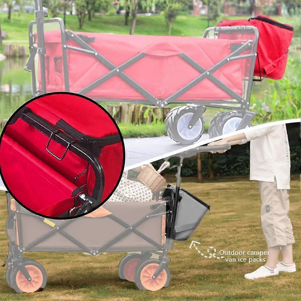 Outdoor Ice Pack Insulated Cold Food Portable Zipper Bag Camper Accessories