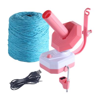 Electric Yarn Winder Adjustable Speed Yarn Ball Winder Lower Noise Large Capacity Tabletop Yarn Dispenser for Crocheters