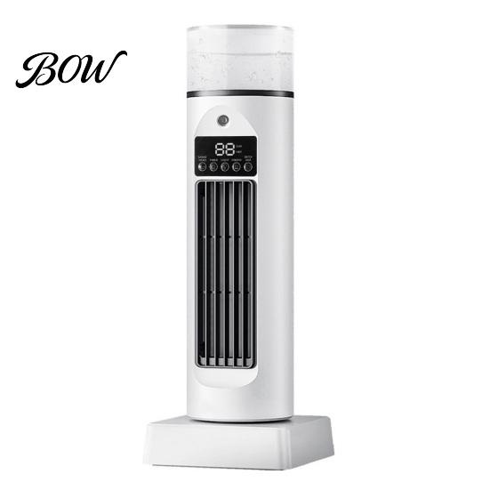 Bedroom Tower Fan Portable with Remote Control, 6 Speed 7 Color LED Night USB Powered Cooling Light, Quiet Air Cooler, Misting for Home Office