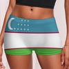 Women's Tight Athletic Shorts Workout Sports Shorts for Gym Running Yoga and Casual Wear