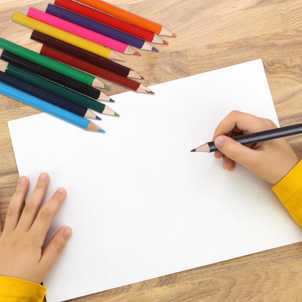 288Pcs/24 Boxs Mini Colouring Pencil Packs, Mini Drawing Colored Pencils 3.4 Inch Portable Short Fat Color Pencils