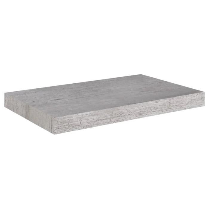 VidaXL Floating Wall Shelf Concrete Grey 50x23x3.8 Cm MDF