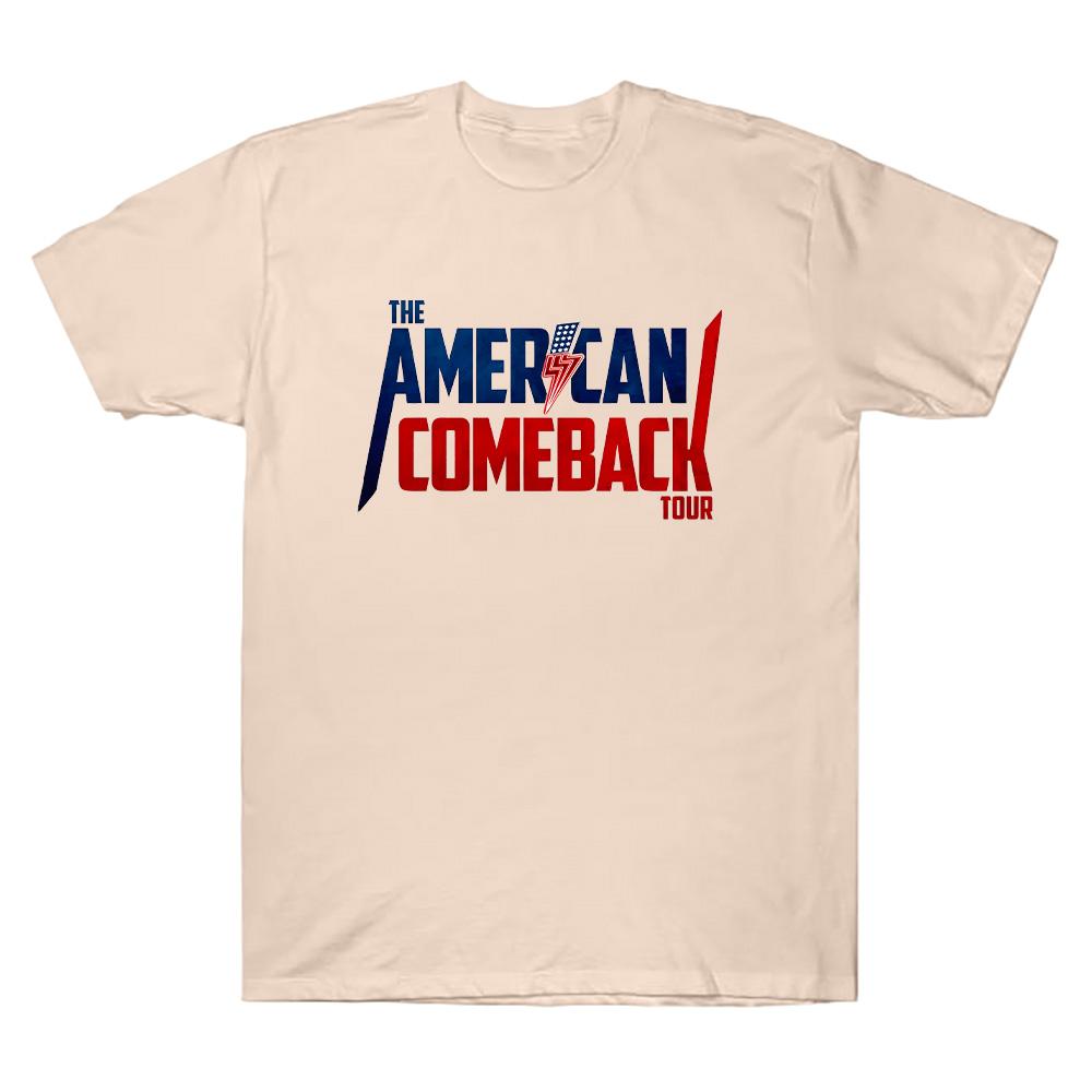 America Comeback Tour T Shirts Charlie Kirk Freedom Tees Woman Man High Quality Cotton Streetwear Short Sleeve Crewneck Clothes