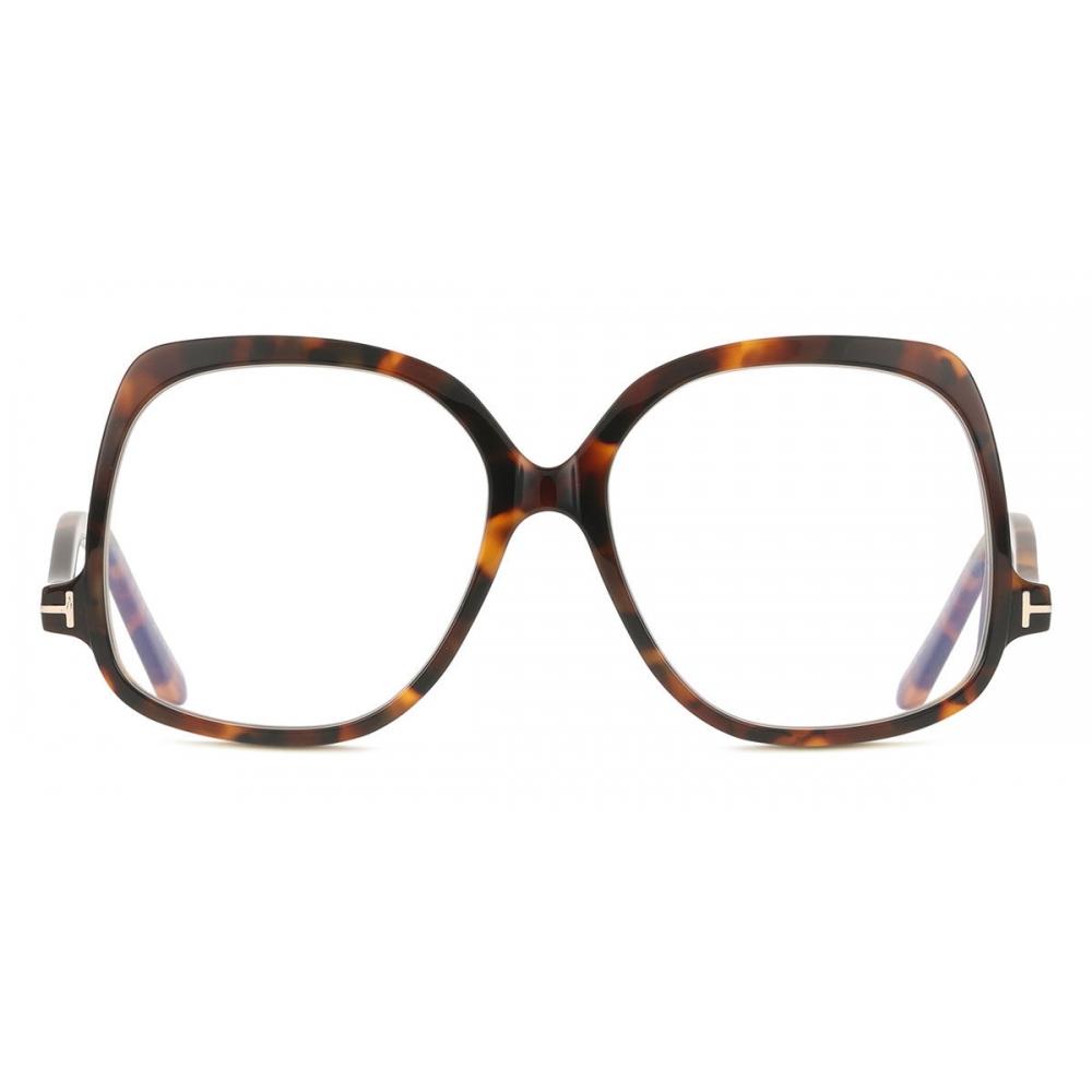 

Tom Ford Ft5968 B 052 Blue Light Block Women Eyeglasses Dark Tortoise/54-15-145