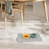 Soft Anti Slip Silicone Cat Bowl Mat 17.32in Long 9.45in Wide Feeding Mat Dog Bowl Mat  Cat Feeding