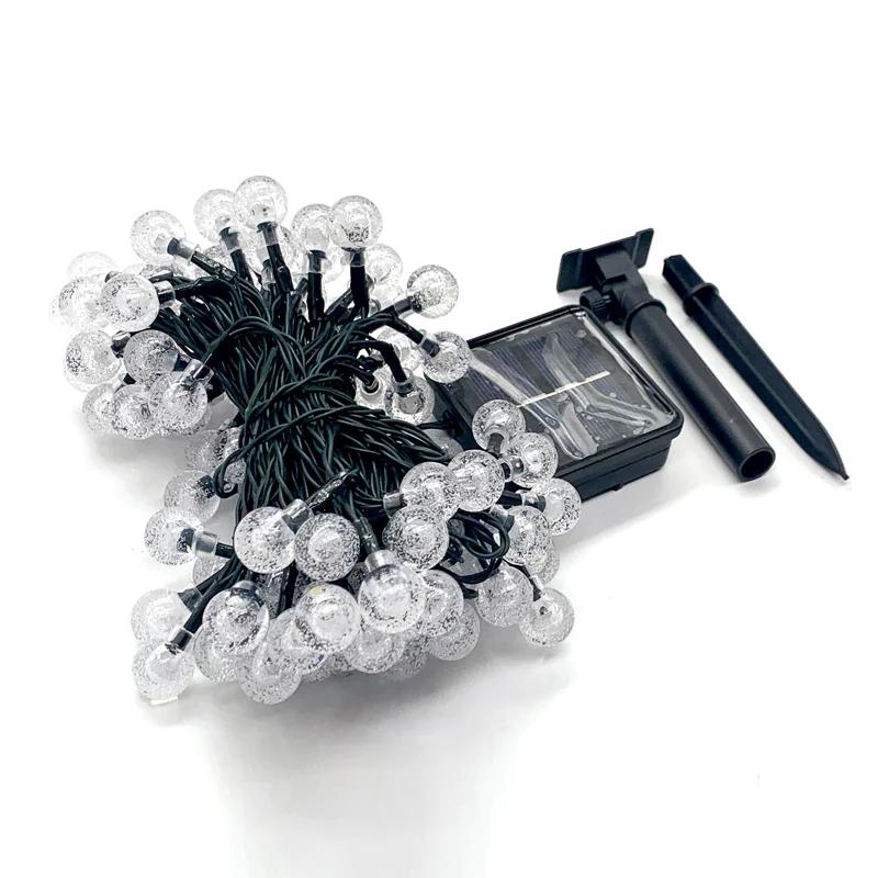 100LED 12M IP65 WaterproofString Light Outdoor Solar Fairy Lights Garland Christmas Decoration Wedding Lamp Garden