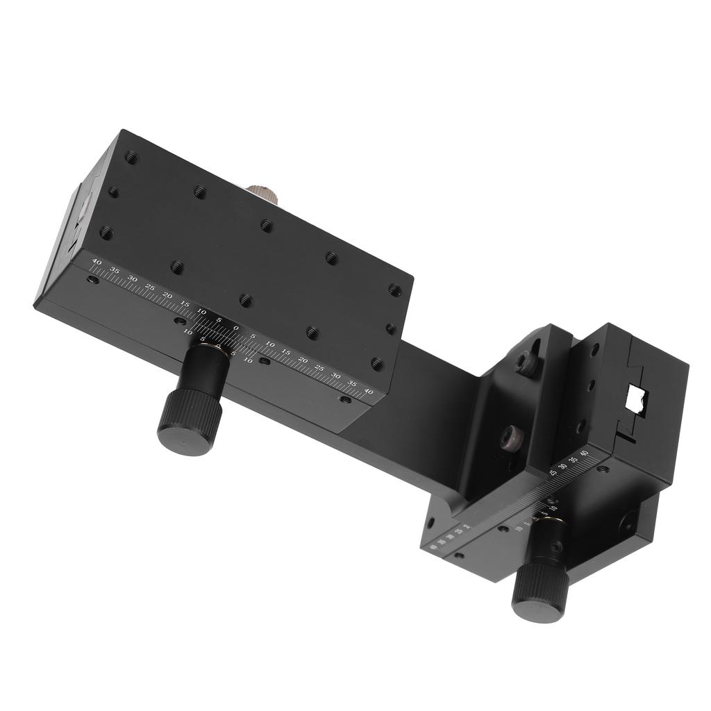 Regulowana Platforma Trymerska Jaskółczy Ogon Ręczny Mechanizm Precyzyjnego Dostrajania Scena Przesuwna Oś XZ 40x90mm