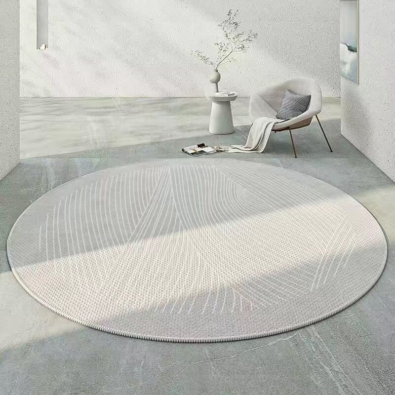 Nordic Circular Carpet Resistant To Dirt and Easy To Maintain Decorative Carpet Household Sofa Coffee Table Carpet