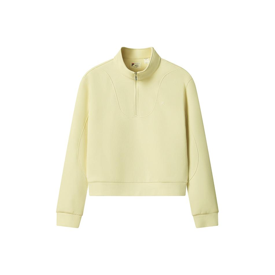 

Fila Белый Повседневный Классический Мягкий Дофаминовый Вязаный Укороченный Пуловер Свитшот Женский свитшот F11W543201FMT M