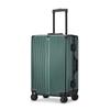 Aluminum Frame PC Luggage with Password Lock, Waterproof, Universal Wheels, Carry-on Suitcase 24-inch