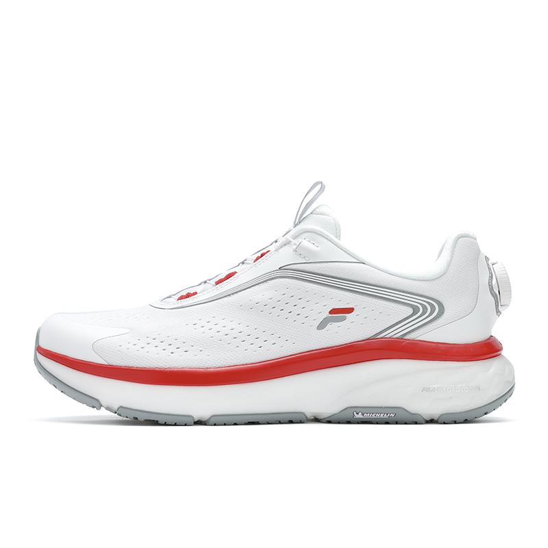 New FILA BOA NUVOLE 2 Breathable Low Top Running Shoes Men's Outstanding White A12M421105FBA