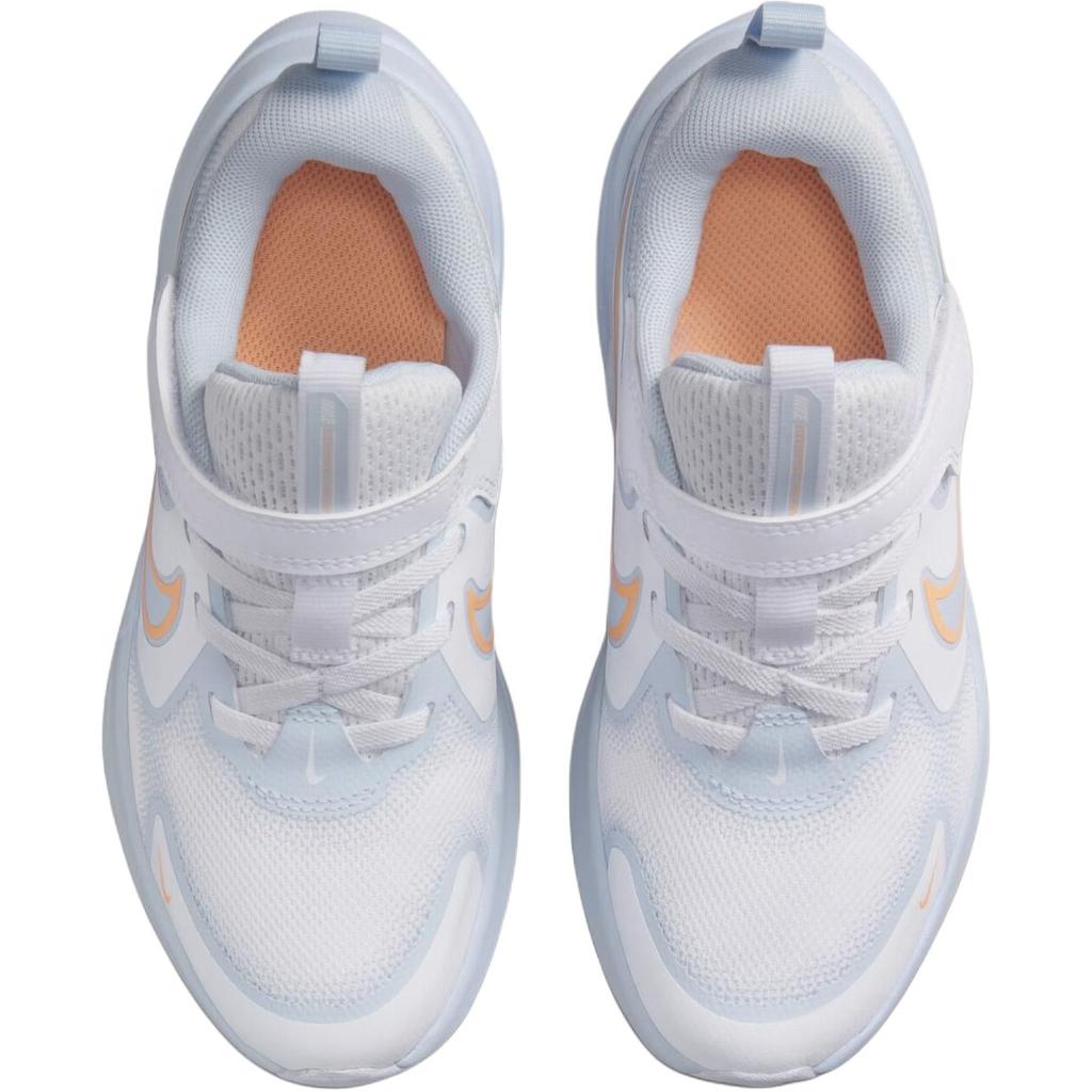 Nike Cosmic Runner Comfortable Soft Non-Slip Durable Low-Top Casual Shoes Kids Sneaker White Cream-Peach HM4400-100