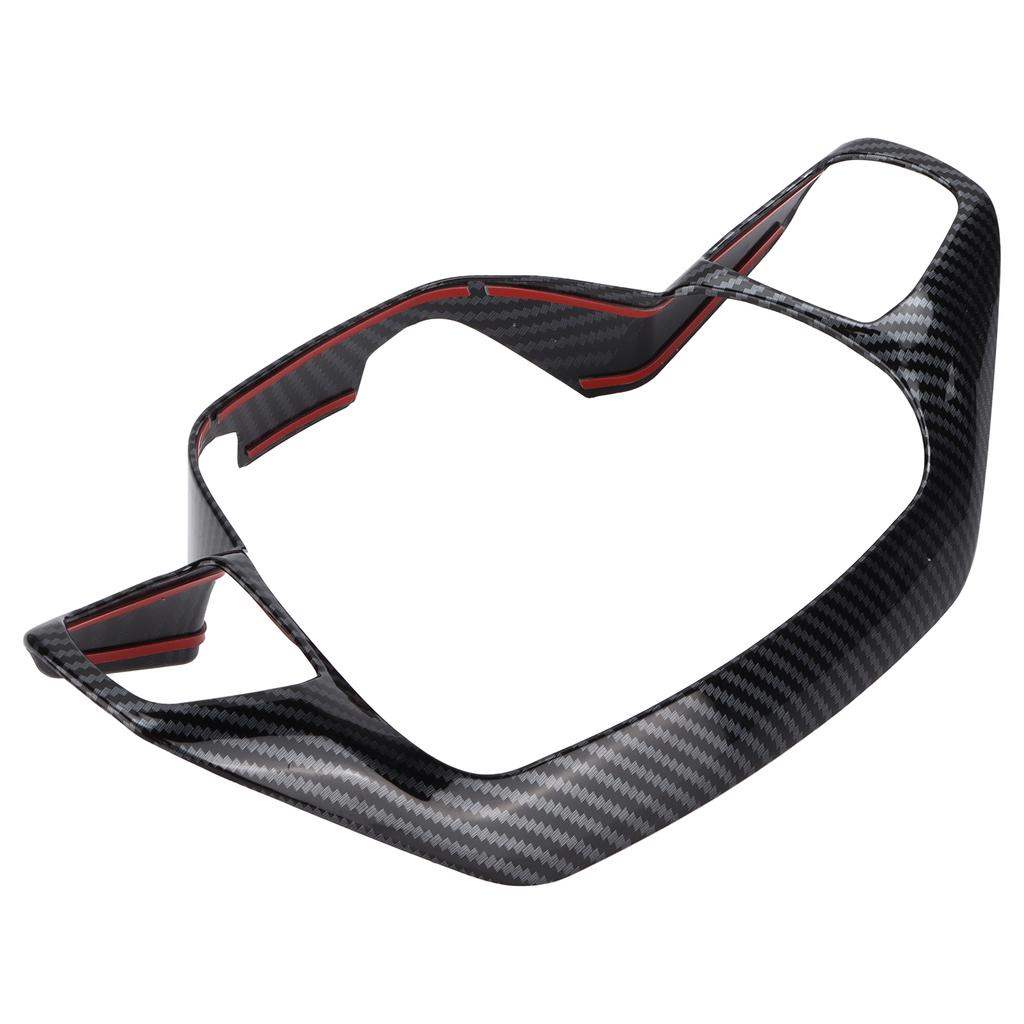 Steering Wheel Trim Frame Carbon Fiber Style Cover Replacement for Ford Focus 2019 2021