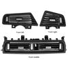 Center Air Conditioning Outlet Assembly Plated Dashboard Air Conditioning Outlet for BMW 5 Series F10 11-17 RHD Accessories