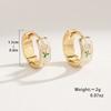 French light luxury tulip earrings women's retro flower earrings personality temperament jewelry