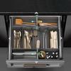 Cutlery Case and Extendable Cutlery Tray with 2 Extendable Easy To Clean Kitchen Storage X X Black (Extendable Adjustable) 4-Sided Dividers, Drawer,