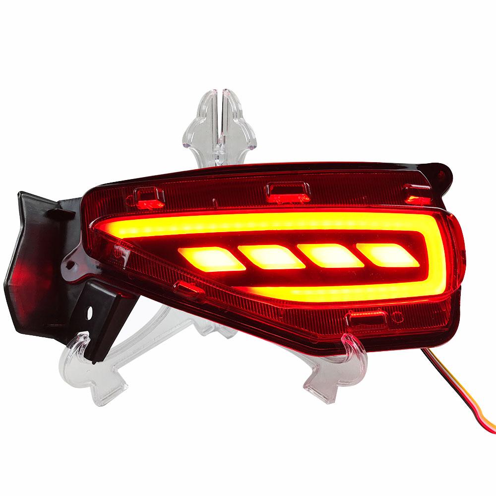 1Set LED for Toyota Fortuner SW4 2015 2016 2017 2018 2019 2020 Reflector Rear Bumper Light Fog Lamp Brake Light Turn Signal