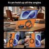 Luxury Business 360 Rotating Magnetic Stand Leather Case for Samsung Z Fold 8 Ultra 7 6 5 4 3 Shockproof for Magsafe Slim Cover