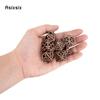 7 Pcs Coppery Skull Head Metal Dice Hollow Metal Polyhedral Dice Set Suitable for Role-Playing RPG  Board Game Card Game