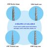 1PCS Tungsten Carbide Cone Nail Drill Bit 3/32" Rotary Burr Bits For Manicure Electric Drill Accessories Nail Milling Tool