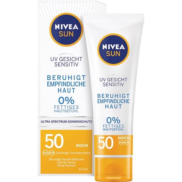 Nivea Sensitive Sun Cream LSF50 50ml