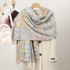 New Shawl Warm Winter Scarf Hijab Women Print Paisley Cashmere Pashmina Thick Wrap Head Neck Foulard Luxury  Blanket Echarpe