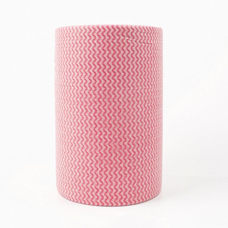 40 шт. 20x20 см Нетканые одноразовые кухонные салфетки, впитывающие воду, для мытья посуды и уборки дома красный