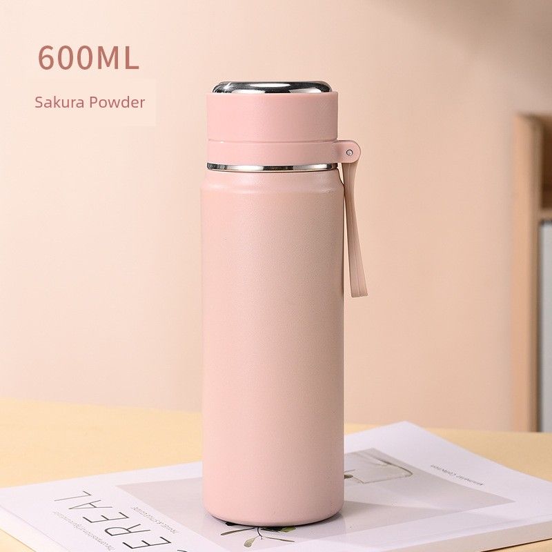 Tea water separation thermos cup 316 food grade large capacity thermos cup portable stainless steel large diameter thermal insulation Cup