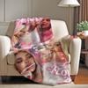 SpanishB Bad singer G Gyal Blanket For Sofa Office Bed Plane Travel Sleep Read Relax Camping Soft And Warm