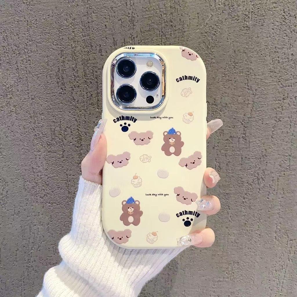 Full Screen Bear 14pro Cute 15promax Mobile Phone Case Iphone16 Girl 13/12