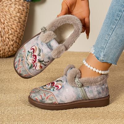 Thick and Warm Women's Shoes Elegant and Comfortable Casual Shoes