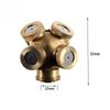 Garden Watering Brass Spray Misting Nozzle Garden Sprinklers Water Connector
