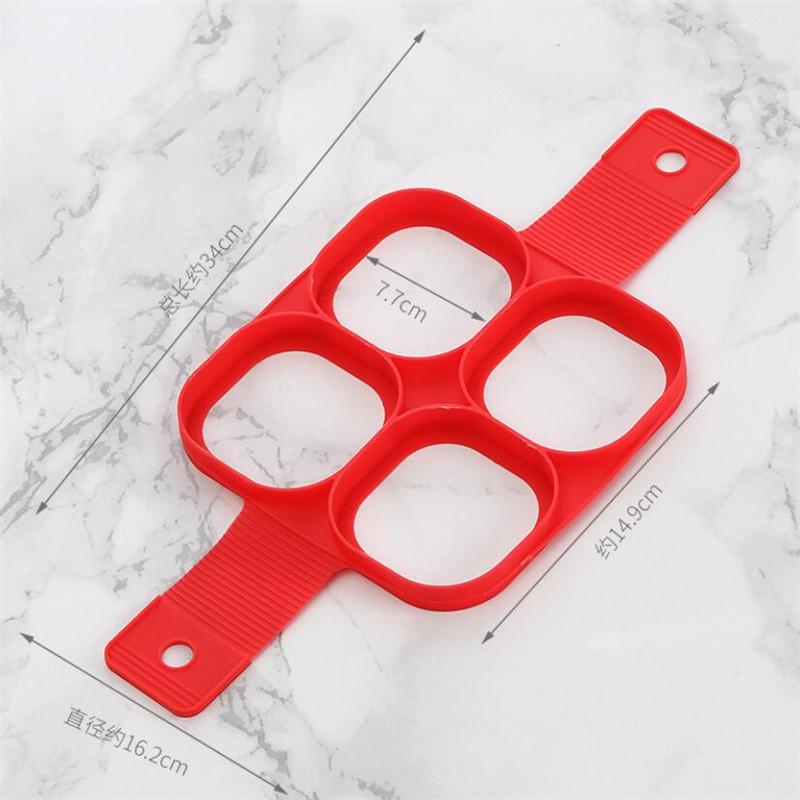 Kitchen Pancake Mold Fried Egg Maker Mold Non-stick Pancake Maker Silicone Baking Omelette Mould Kitchen Tool