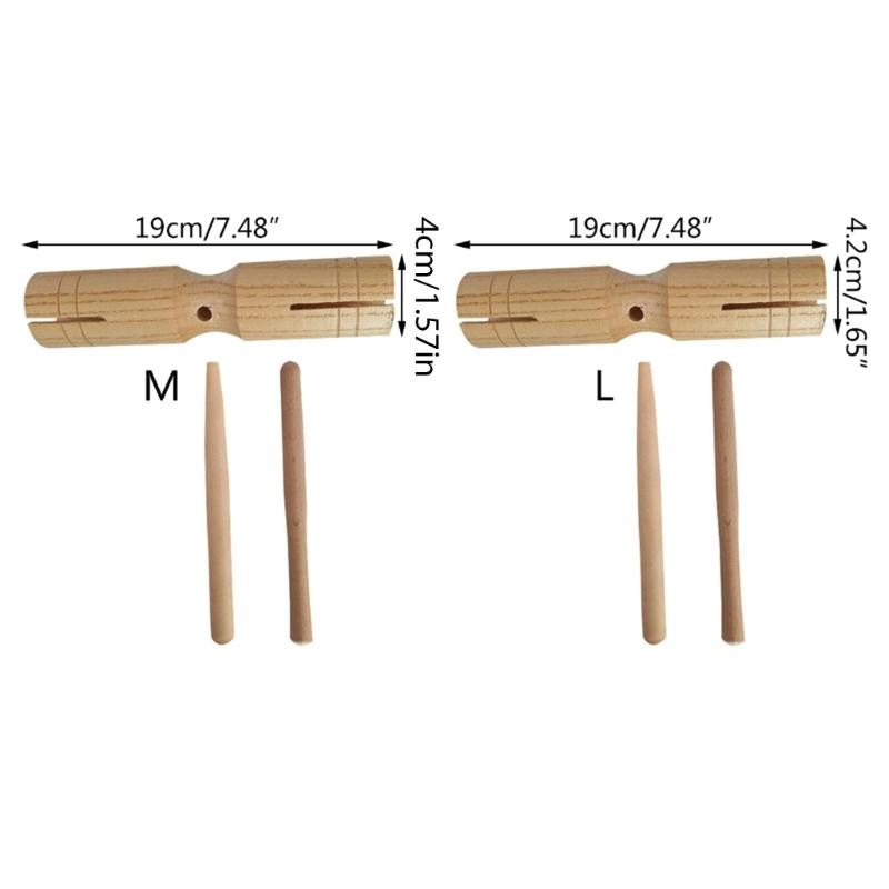 Double Boom Music Musical Instrument Toy Percussion Childrens Baby Puzzle Toy Shaker Baby Child Wood Orff Percussion Toy