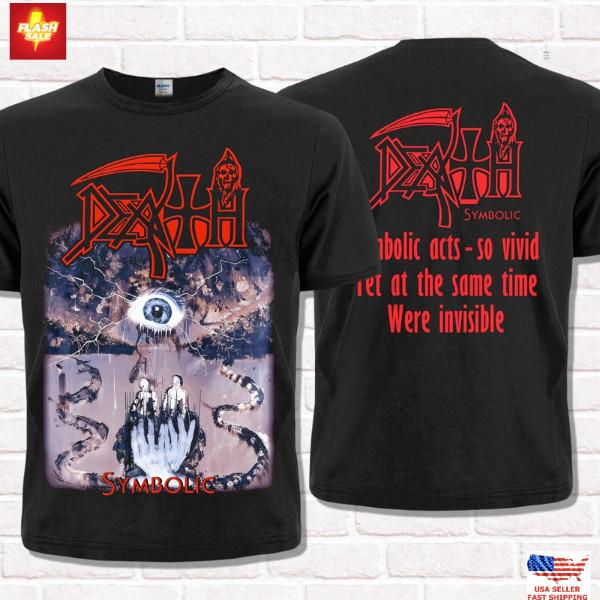 Death Symbolic (1995) Black T-Shirt. Technical Progressive Death Metal. Unisex T-Shirt