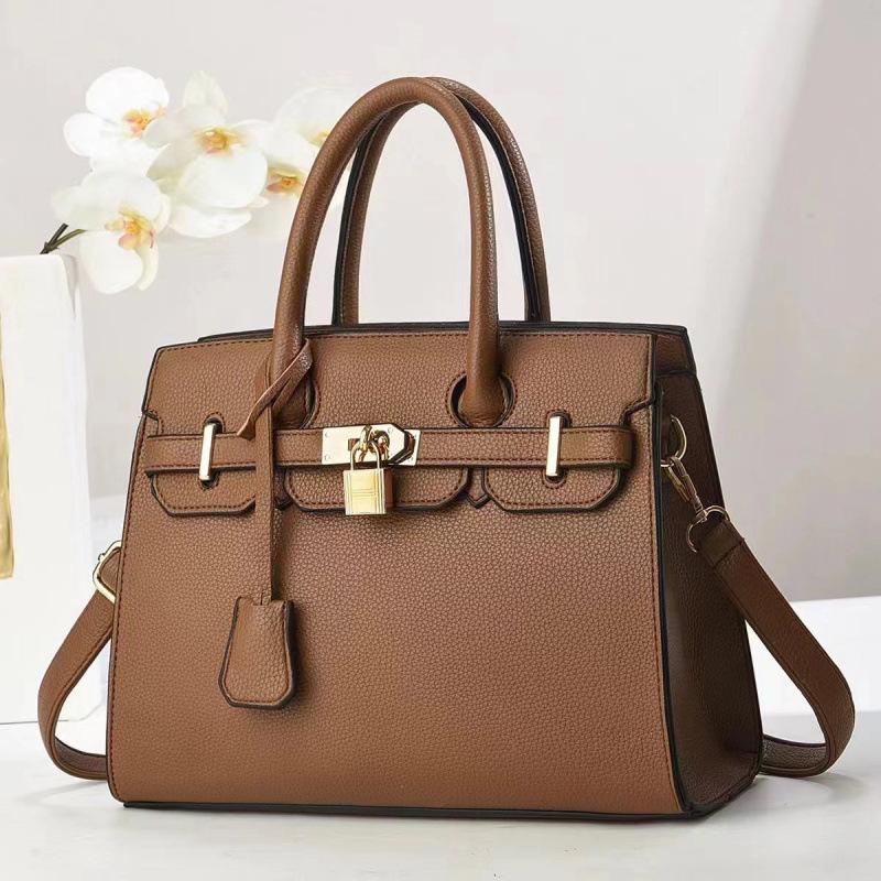 Atmospheric Texture Hand Bag Women's Solid Color Luggage Diagonal Span Bag Women's Fashion Messenger Handbag