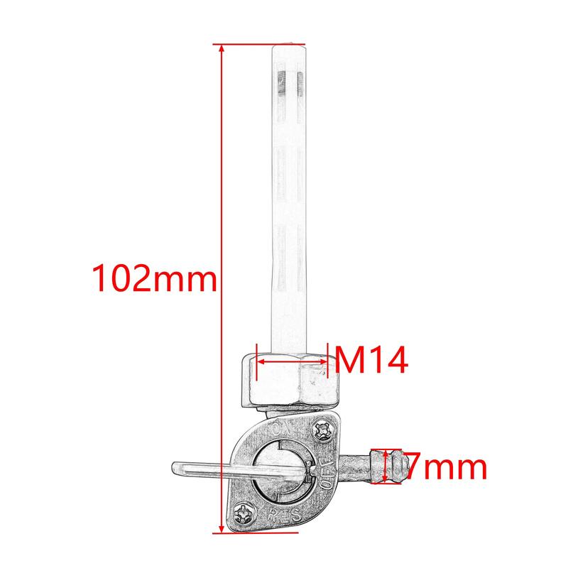M14 Motorcycle ATV Gas Petrol Fuel Tank Switch Tap Valve Petcock Open/Close Switches For Honda CB125S Z50R MB5 NA50 NC50 Z50RD