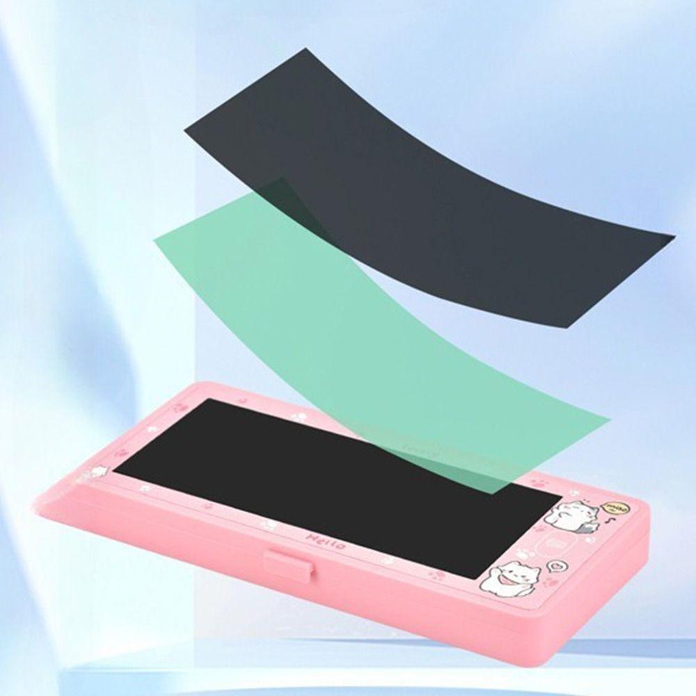 with LCD Screen Pencil Case Handwriting Stationery Organizer Cartoon Pen Box  Gift