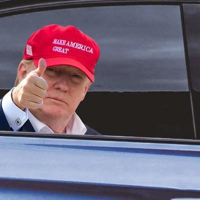 Celebrity Auto Window Decal 2024 Vote Funny Car Window Sticker President Trump Car Sticker Auto Decoration Accessories
