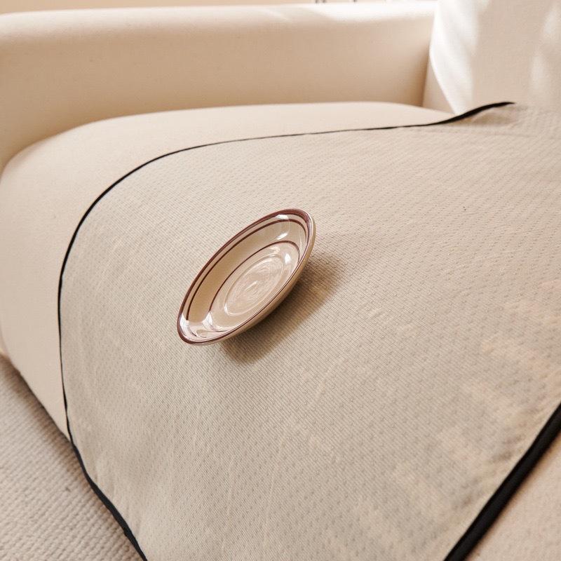 Creative Sofa Cushion Plush Thickened Non-Slip  Spring And Autumn New High-End Irregular Straight Row Seat Cushion Cover Cloth