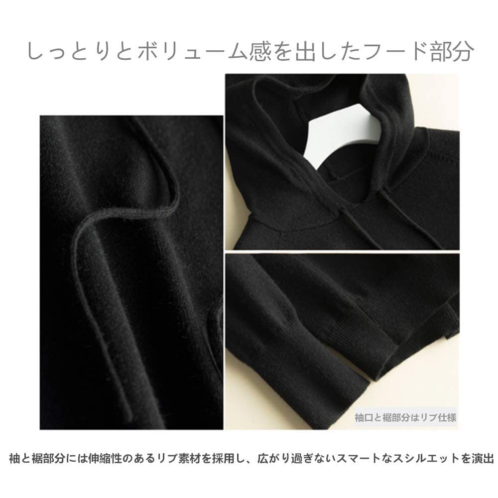 Swins Surr Swins Left Surround Mercerized Stylish Swan Embroidery Pullover Beautiful Casual Tunic Fashionable Knit 9 No Swan Black Women's Sweater,