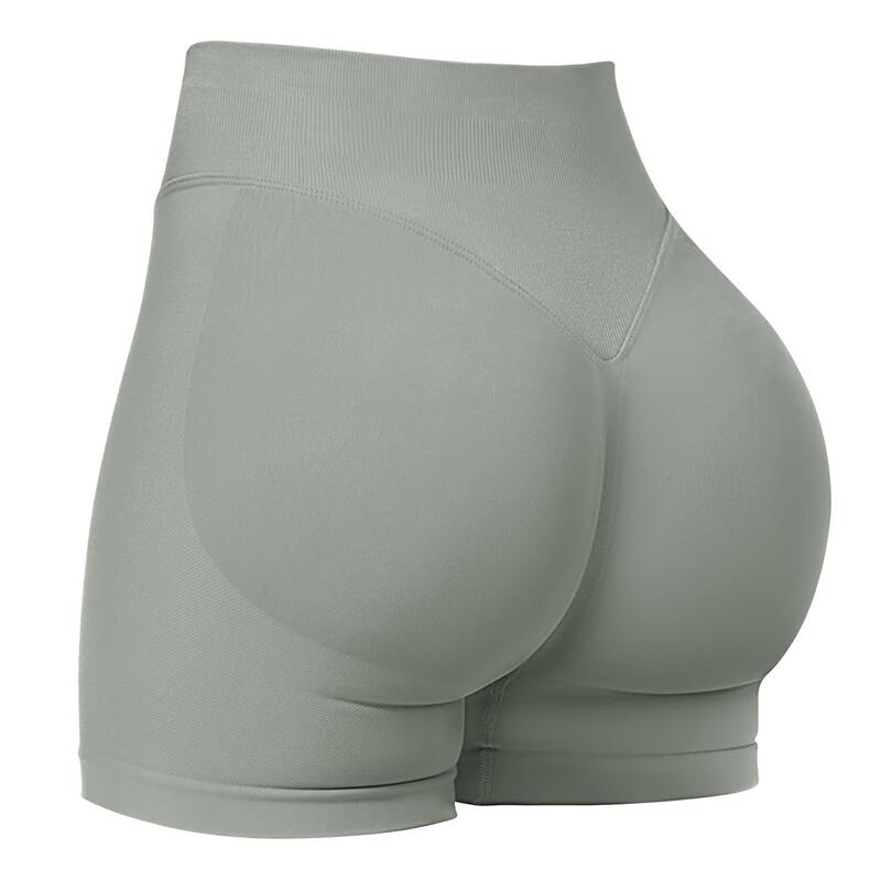 Longchan High-Waist Butt-Lifting Yoga & Running Shorts