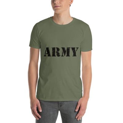 Army T-Shirt  Vintage Military Green Retro Logo Soldier T-Shirt